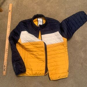 GAP Yellow and Navy Puffer Jacket Men’s XXL